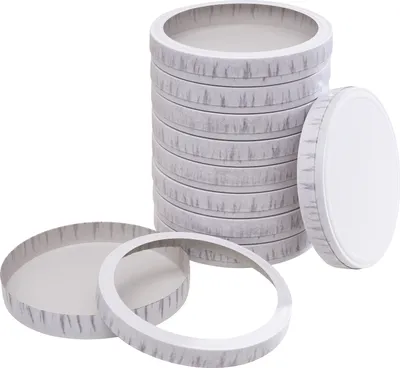 Produktbild von folia Laternenböden und Deckel Groß 10 Paar 15.3 cm Durchmesser 10 Stück