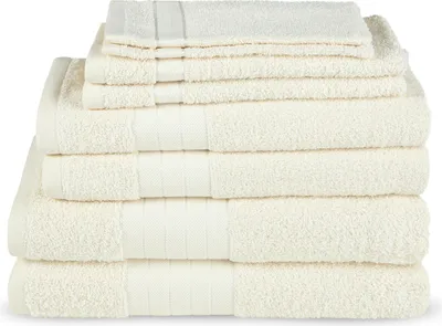 Produktbild von Uni Towels Good Morning 2* 16x22 + 2* 30x55 + 2* 50x100 + 2* 70x140 cm - Solid color