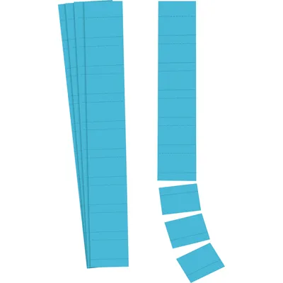 Produktbild von Ultradex Einsteckkarte 140607 60x32mm blau 90 St./Pack.