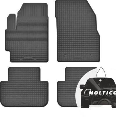 Produktbild von Gummimatten mit Rand Auto Fußmatten Gummi Automatten Passgenau 4-teilig Set - passend für Mazda 5 II 2010-2016