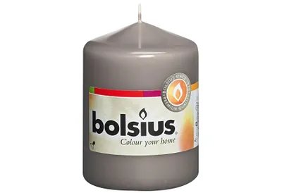 Obrázek produktu pro Sloupkové svíčky teplá šedá 80/58 mm