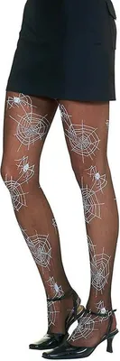 Produktbild von Damen Spinnennetz Strumpfhose "one Size" (optimal für Größe: 36-42)