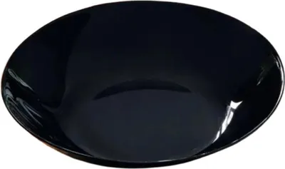 Produktbild von Suppenteller Classic gehärtetes Glas schwarz 20 cm