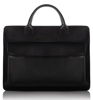Produktbild von Damen Leder Aktentasche elegant schwarz Paolo Peruzzi N05-BL