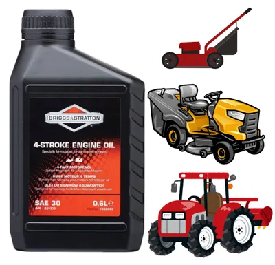 Obrázok produktu pre Olej NAC B&S 4-t, SAE 30 0,6 L. pre kosačky