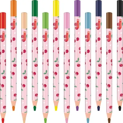 Zdjęcie produktu dla BRUNNEN 1029856522 Jumbo Buntstifte 12er Pckg. Fruity Love
