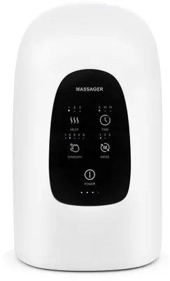 Produktbild von Elektrische Handmassager mit Druckwärme für Entspannung durch Akupunkturpunkte in der Hand - Weiß