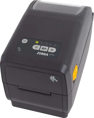 Produktbild von Zebra ZD411, Wärmeübertragung, 203 x 203 DPI, 152 mm/sek, Verkabelt & Kabellos, Schwarz