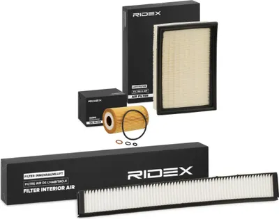Produktbild von RIDEX Filterset Inspektionspaket Filtersatz für BMW 3 Limousine (E46) 3 Touring (E46) 3 Coupe (E46)