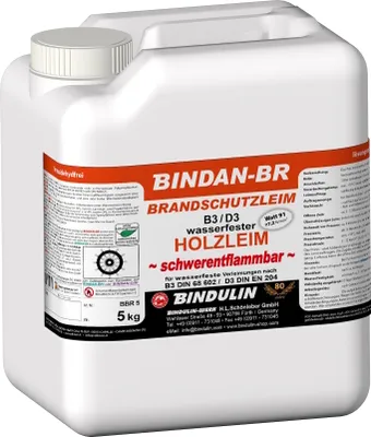 Produktbild von BINDAN-BR Brandschutzleim 5 kg Kanister inkl. Leimspachtel
