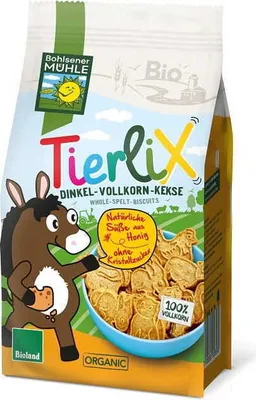 Obrázek produktu pro Špaldové Sušenky Pro DětiZvířátka 125 G - Bohlsener Muehle