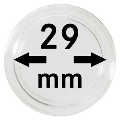 Produktbild von Lindner 2251029 Münzkapseln 29 mm-100er Pack