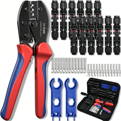 Productafbeelding van Krimptang MC4 - Zonnepaneel - 2,5 - 6 mm² - Set met 12 paar connectors