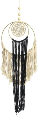 Produktbild von TrendLine Traumfänger Makramee 25 x 88 cm beige schwarz
