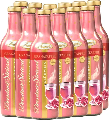 Produktbild von 12x Vorteils-Weinpaket Dresdner Striezel Glühwein Granatapfel - Lausitzer