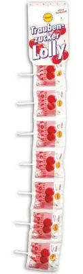 Produktbild von Frigeo Traubenzucker Lolly Kirsch 7er