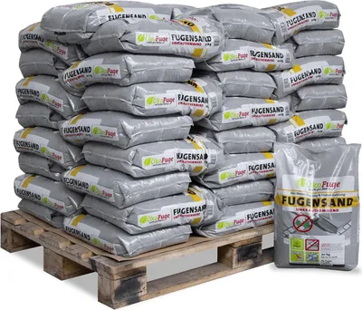 Produktbild von ÖkoFuge Fugensand Anthrazit 20kg x 50 Sack 1000kg Palette