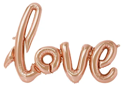 Immagine prodotto di Palloncino in foil con scritta Love, argento, ca. 100 cm
