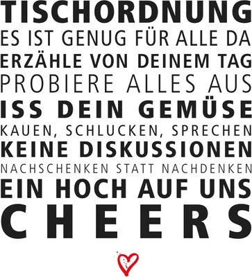 Produktbild von 20 Servietten Tischordnung - Regeln am Tisch 33x33cm