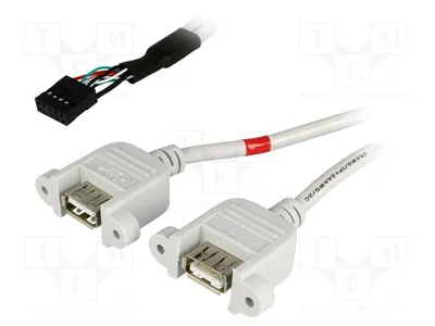 Produktbild von 1x Adapter USB 2.0 0,5m USBAJ-2 USB-Kabel und -Adapter