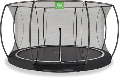 Produktbild von EXIT Black Edition Trampolin ø427cm, Bodentrampolin, Rund, für Kinder, Schwarz