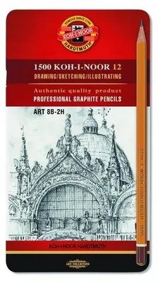 Immagine prodotto di Set di matite in grafite 1502 ART - 12 pz