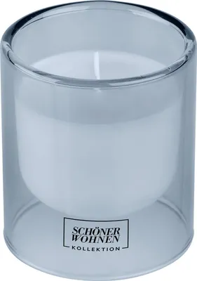 Produktbild von Schöner Wohnen Duftkerze im Glas S Soft Baumwolle Ø 7,5 x 8 ,5 cm