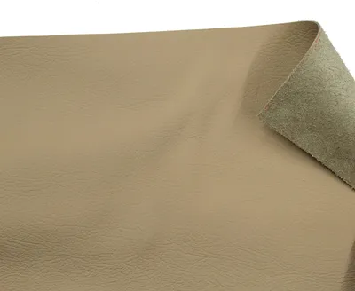Productafbeelding van Echt Leer voor Handwerk en DIY - Beige 50 x 40 cm