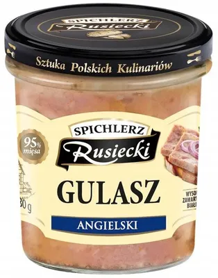Zdjęcie produktu dla Gulasz Angielski 280g Spichlerz Rusiecki słoik