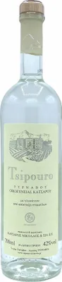 Produktbild von Tsipouro Tirnavou mit Anis 42% 0,7l Katsaros