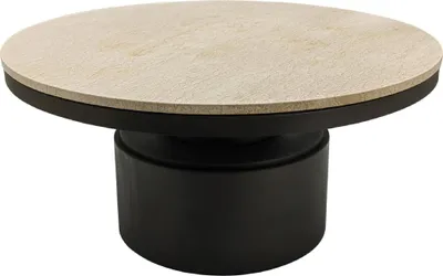 Produktbild von PTMD - Bregt Couchtisch - Beige - 90x90x45cm