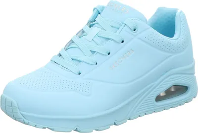 Produktbild von Skechers Damen Schnürschuhe Sportlich Gummisohle blau