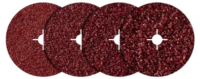 Produktbild von 20 Fiberschleifscheiben Ø 125 mm - Korn 24, 40, 60, 100 - Set aus 20 Stück zur Metallbearbeitung