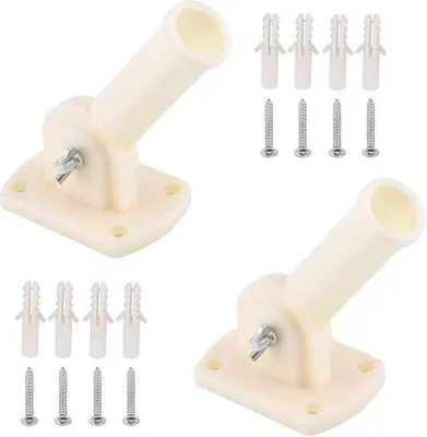 Produktbild von Famanu Halter für Wandflaggen - verstellbar - Kunststoff - 26 mm