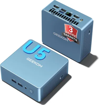 Produktbild von GEEKOM IT12 Mini PC Intel Core U5 125U (AI Boost), 16 GB DDR5 512 GB SSD | bis zu 4,3 GHz,Mini Computer, Desktop-PCs