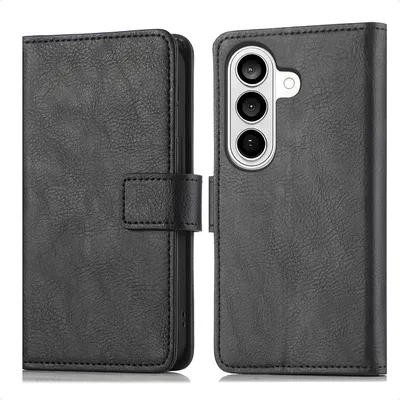 Zdjęcie produktu dla imoshion Luksusowe etui typu bookcase do telefonu Samsung Galaxy A27 (5G) – czarne