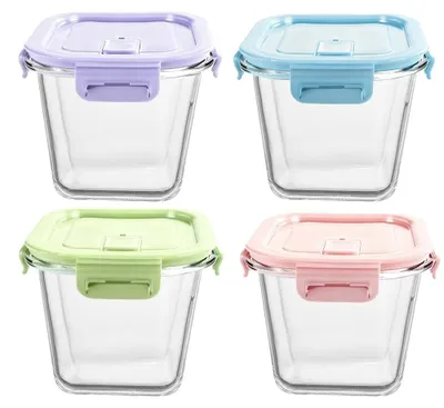 Immagine prodotto di Contenitori in vetro per alimenti con coperchi ermetici