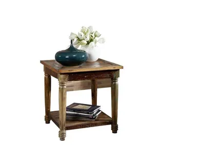 Produktbild von MASSIVMOEBEL24 Couchtisch Altholz 60x60x60 mehrfarbig lackiert FABLE #14