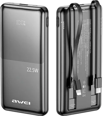 Image de Awei Powerbank 10000mAh P76K 22,5W 4 charging output
