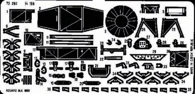 Produktbild von Eduard Accessories Fi-156 Storch  3972292