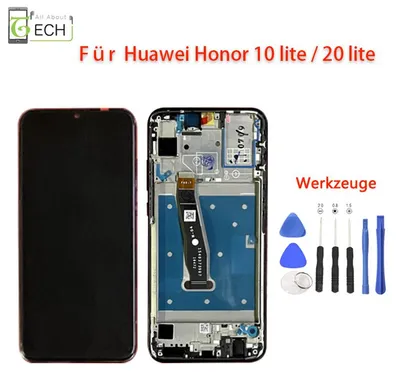 Produktbild von Für Huawei Honor 10 Lite / 20 Lite LCD Display mit Rahmen Touch Screen Bildsc...