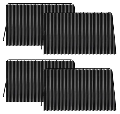 Produktbild von Auto-Sonnenschutzblenden, 4-teilig, magnetische Sonnenschutzblenden für UV- und Hitzeschutz, Scheibentönung, schwarz, für Pkw