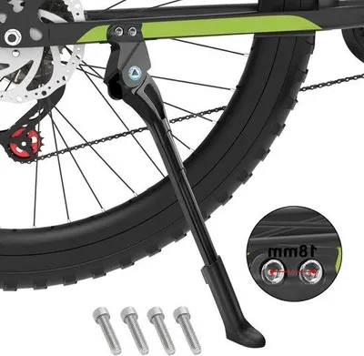 Productafbeelding van Famanu fietsenrek, verstelbaar, met een gatafstand van 18 mm - geschikt voor fietsen met een wielmaat van 24 tot 29 inch