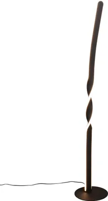 Immagine prodotto di Lampada da terra a LED, metallo, nero opaco, interruttore a pedale, H 110 cm