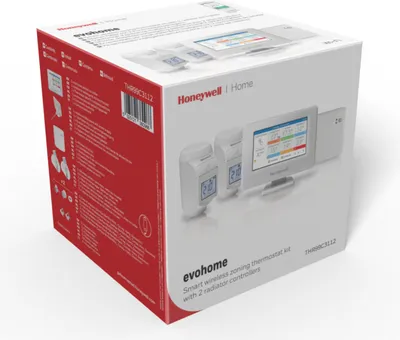 Immagine prodotto di Honeywell Home EvoHome Starter Set 2 Kotel CZ THR99C3112, EvoHome Touch WiFi + 2x termohlavice HR92 + BDR91