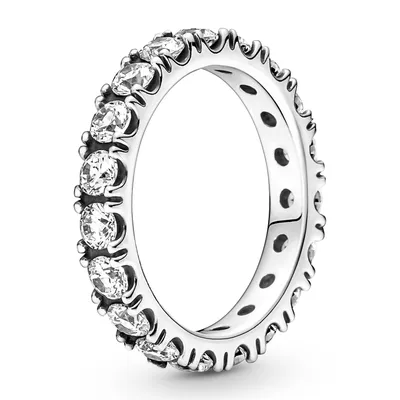 Image de Bague éternité de la collection "Funkelnde" de Pandora, en argent sterling, avec des zircons