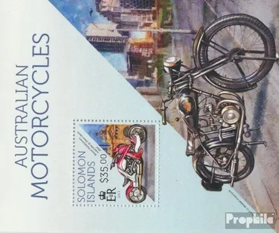Produktbild von Briefmarken Salomoninseln 2013 Mi Block 223 (kompl. Ausg.) postfrisch Motorräder