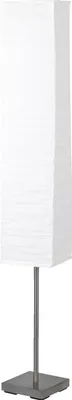 Produktbild von Stehlampe, 145 cm Höhe, E14, max. 40W, Metall/Papier, titanfarben/weiß