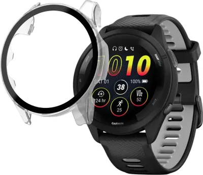 Image de Housse pour Garmin Forerunner 265 / 265 Music - Transparent Protection d'écran rigide Phonillico®