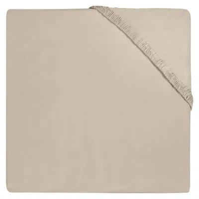 Produktbild von Spannbettlaken Laufgitter Jersey 75 x 95 cm - Nougat